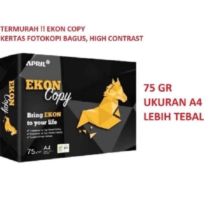 

Kertas Hvs A4 75Gram Ekon/Kertas Fotocopy A475Gr/Office Paper Putih Pasti Diskon