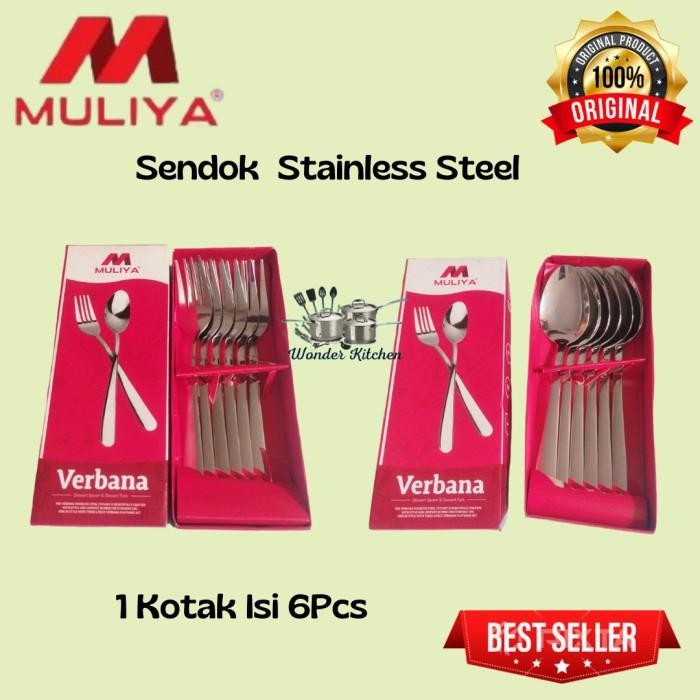 [Expert] Sendok Dan Garpu Makan Verbana Tebal Kualitas Hote