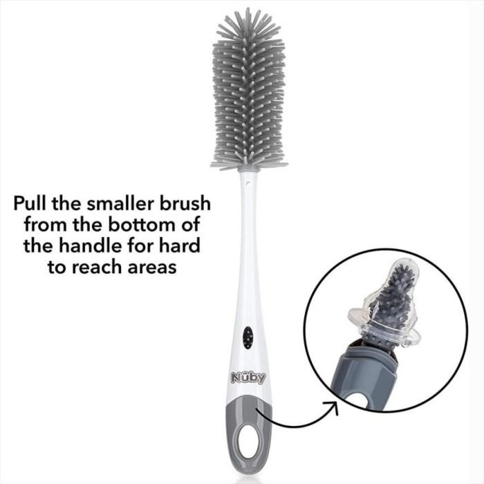[Expert] NUBY E BOTTLE & NIPPLE BRUSH WITH STAND