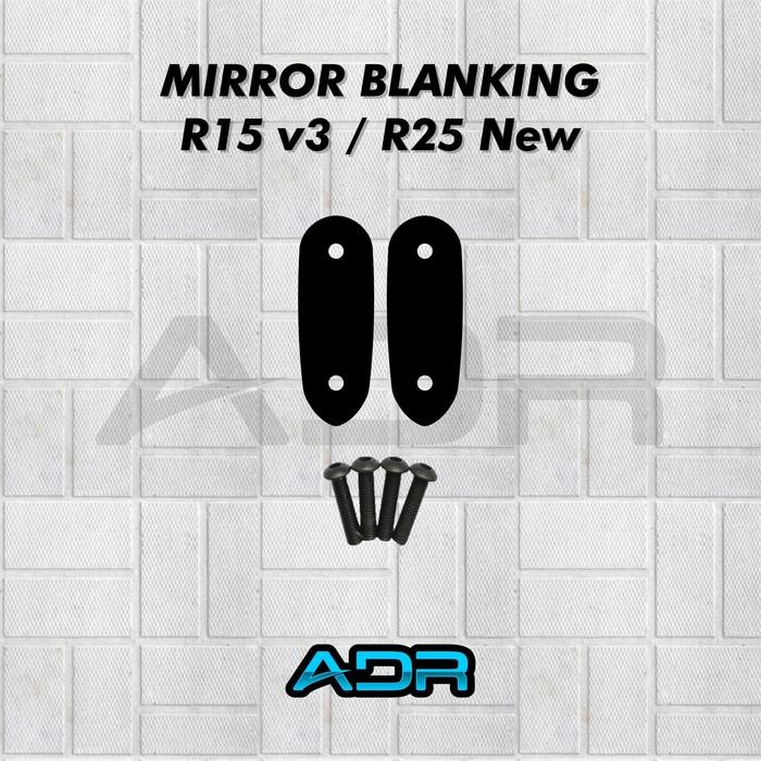 Mirror Blanking Yamaha R25 New / R15 v3 / R15 v4 / Penutup Spion