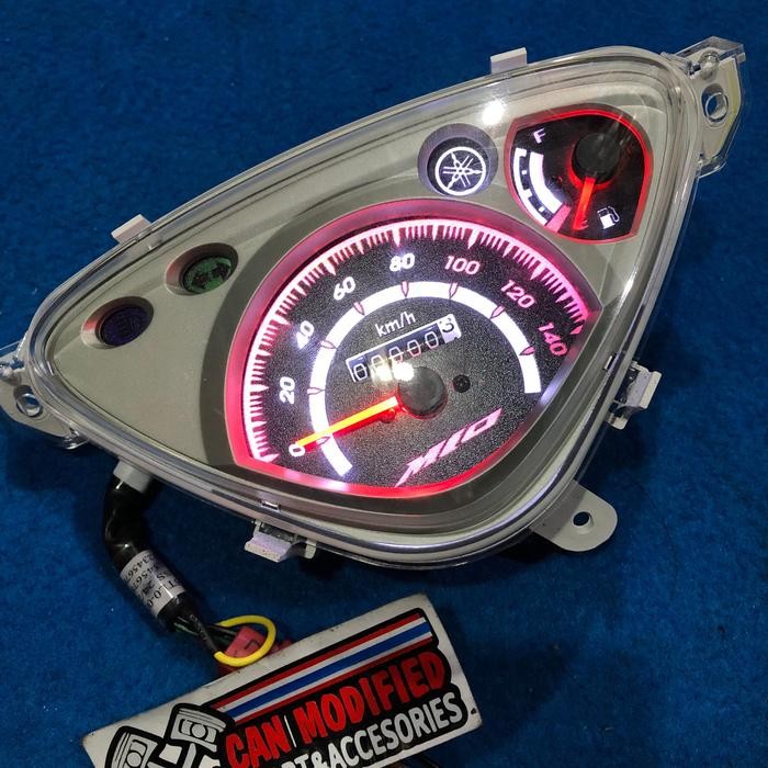 spidometer mio sporty mio smike 5vv custom lampu indiglow spedo sporty