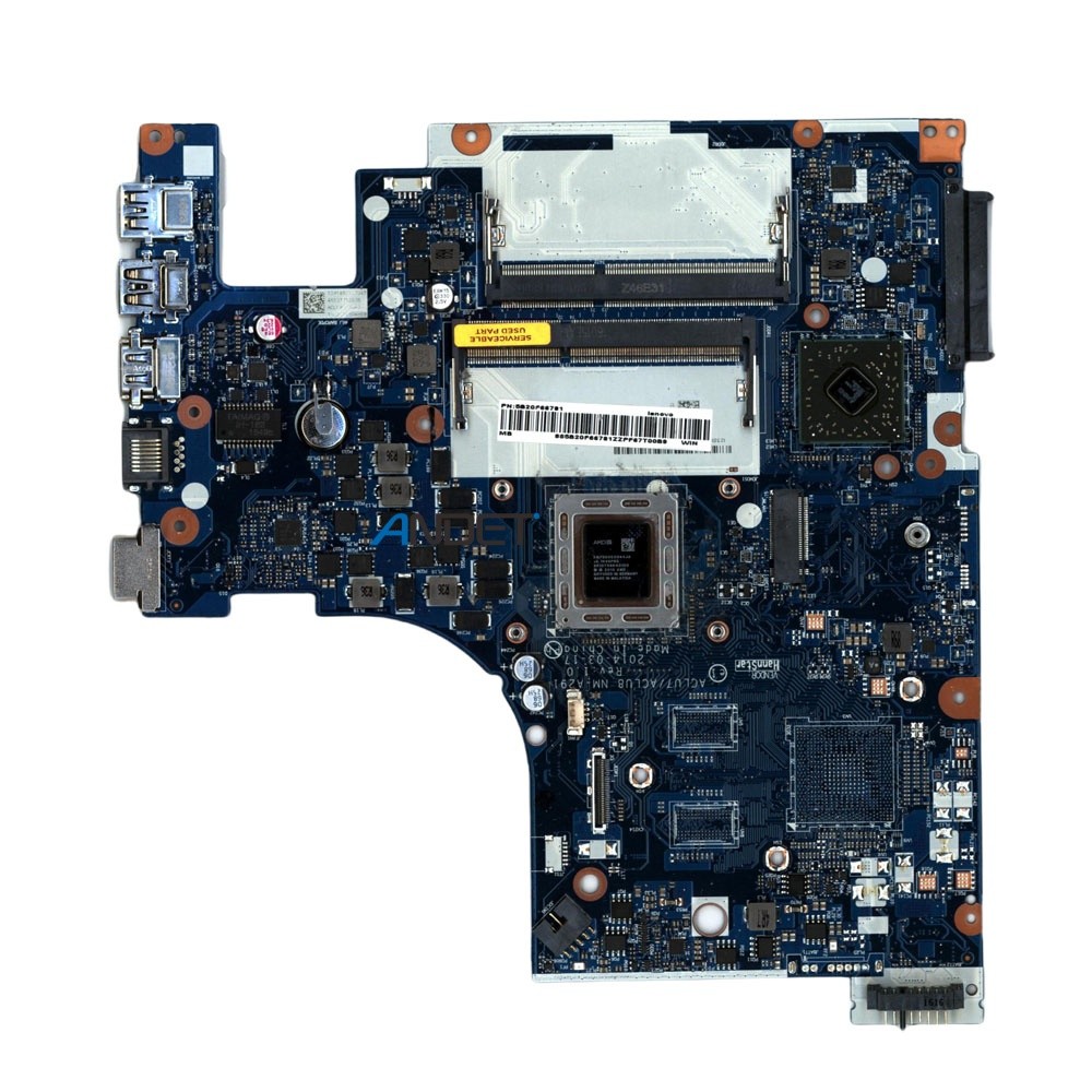 Z50-75 For Lenovo Laptop Motherboard Notebook Mainboard NM-A291 ACLU7/ACLU8 A10-7300 5B20F66774 100%