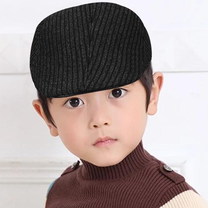 (Expert) Topi Seniman / Kodok / Pelukis / Flat cap Wool Anak Kecil