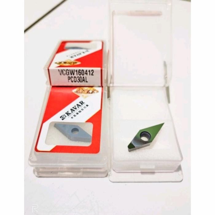 Insert VCMT 16 Mata Pisau Bubut VCMT VCGW 160412 Diamond PCD Kinclong