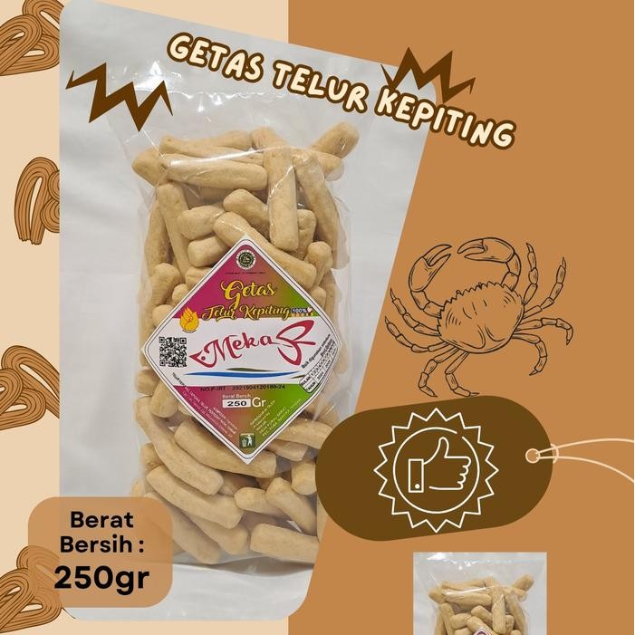 

ASLI Gata Telok Kepiting 250gr Oleh Oleh Khas Kurau, Bangka Bung - Snack Makanan - Food Camilan