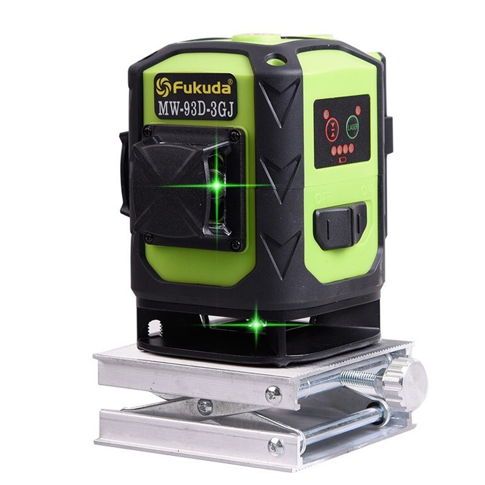 New Fukuda Professional 16 Line 4D laser level with Japan Sharp 515NM Beam 360 Vertical And Horizont