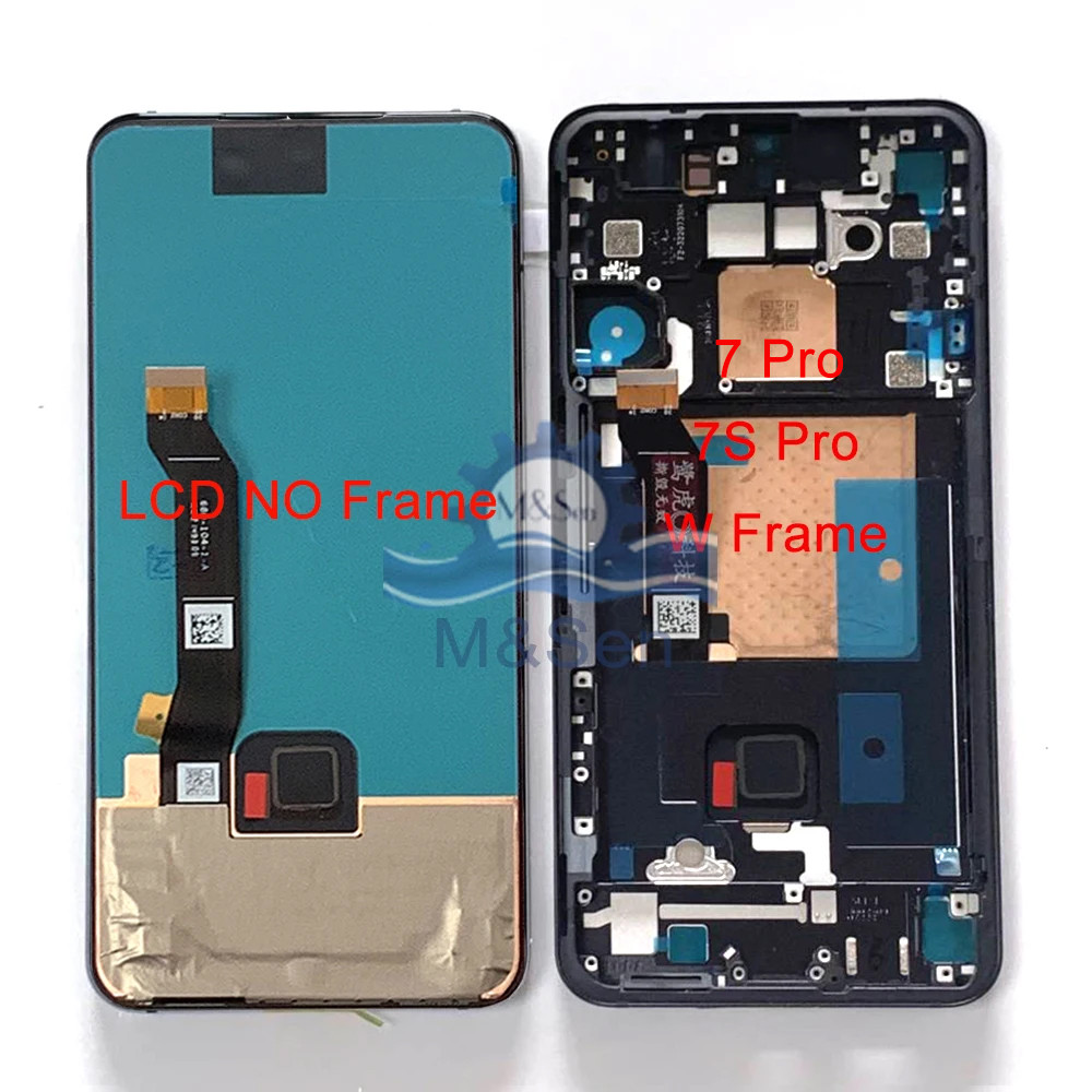 Original Amoled For ZTE nubia Red Magic7 NX679J 7S LCD Display Screen+Touch Panel Digitizer For Red 