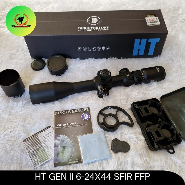New.. Telescope Discovery Gen Ii Ht 6-24X44 Sfir Ffp