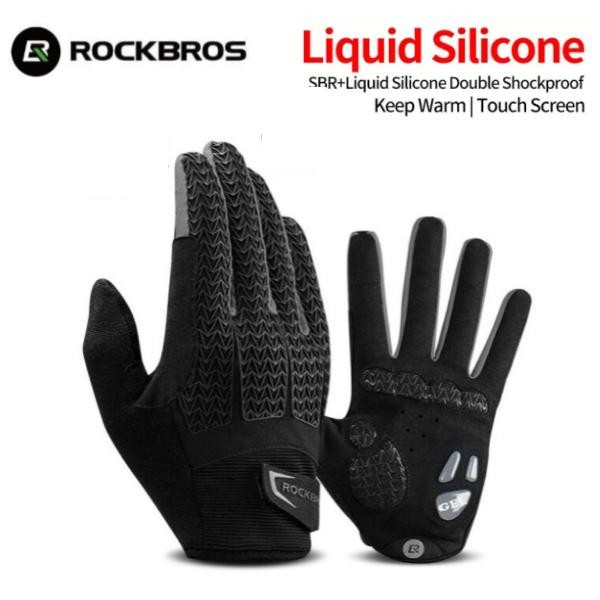 Sarung Tangan Sepeda Mtb Rockbros Roadbike Sepeda Lipat Full Gel