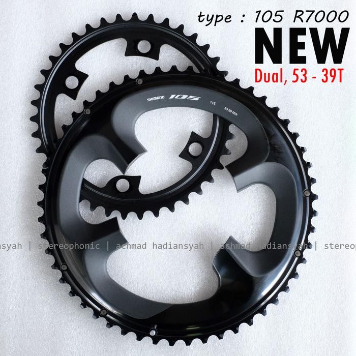 Shimano Dual Chainring 105 R7000 53-39T Dual Chainring Shimano R7000