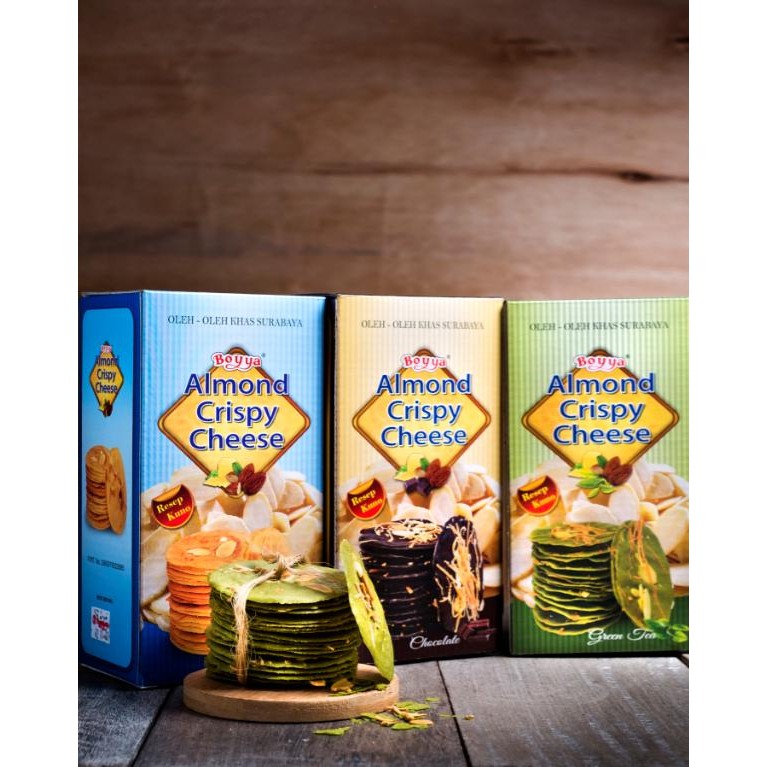 

Almond Crispi Cheese Boyya Khas Surabayaaneka Rasa (Pilih 1 Varian Rasa)