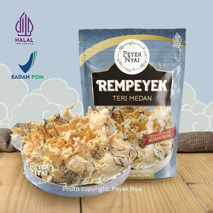 

Peyek Nyai - Rempeyek Teri Medan (Pouch)