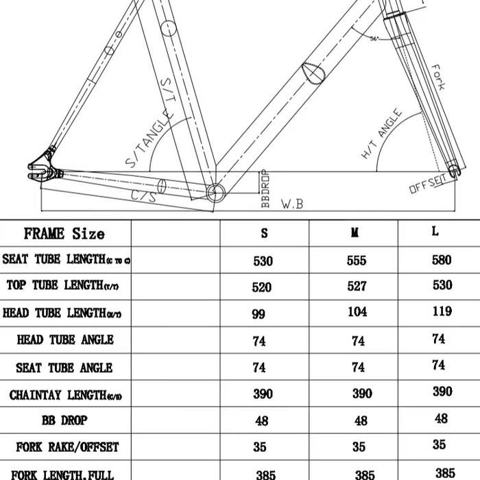 Frameset Pizzicato R2 Pursuit Full Alloy Fixie Track Bike
