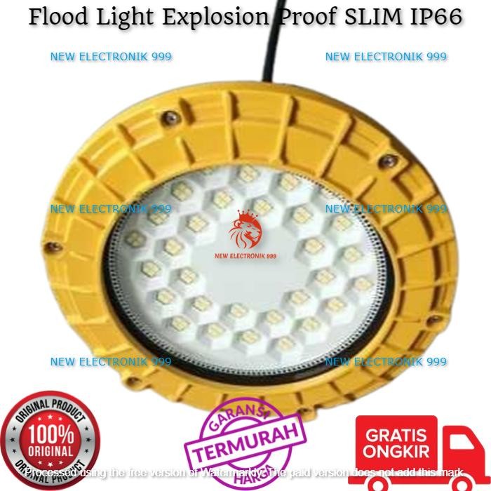Lampu Sorot YAMING Flood Light Explosion Proof SLIM LED 50W 6000K