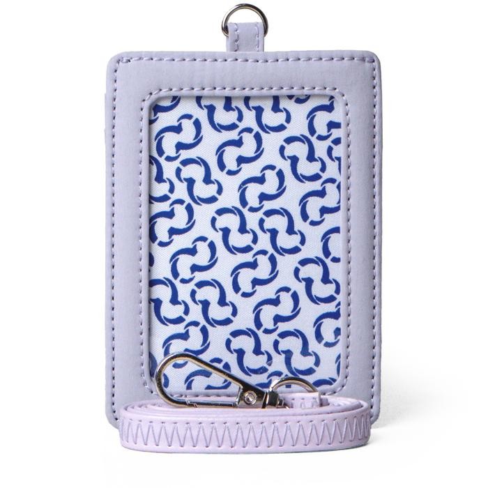 

Wallts Aiken Lilac Crinkle - Lanyard Name Tag Id Card Pria Dompet Kartu Hitam