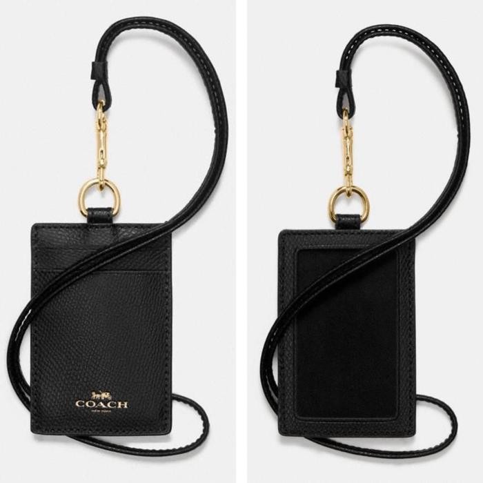 

100% Authentic Coach ID lanyard Black