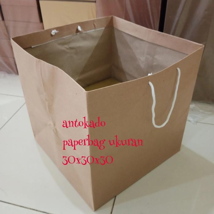 paperbag ukuran 30x30@12pcs
