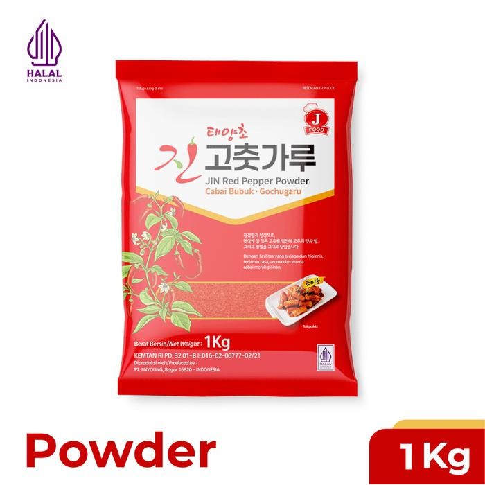 

JIN Red Pepper Powder (Cabai Bubuk - Gochugaru) 1 Kg