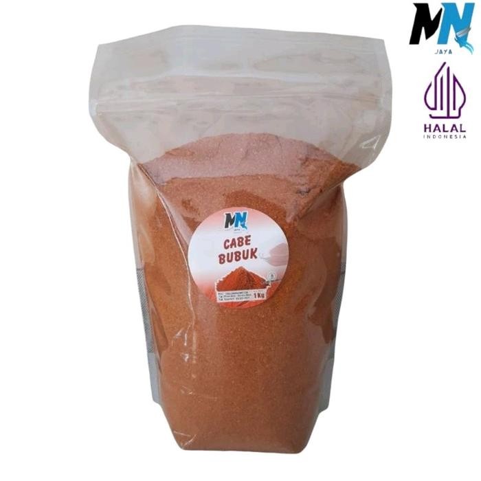 

Cabe Bubuk Halus Hot Super Pedas / Chilli Powder 1Kg Super Spicy / Cabai Bubuk / Aneka Rempah /