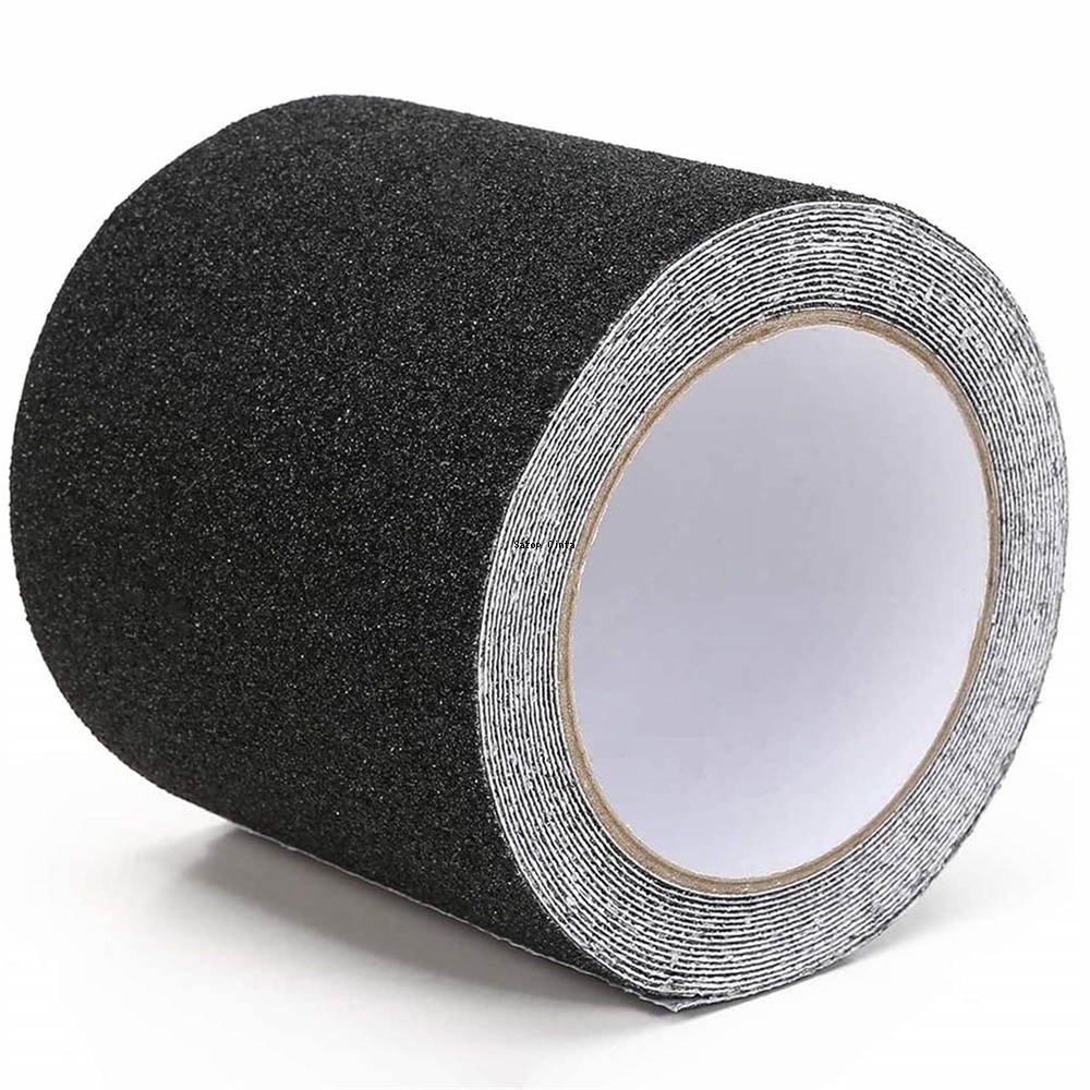 

10cm*5m Black Anti Slip Tape Self-adhesive Non Skid Ramp High Traction Friction Abrasive Adhesive