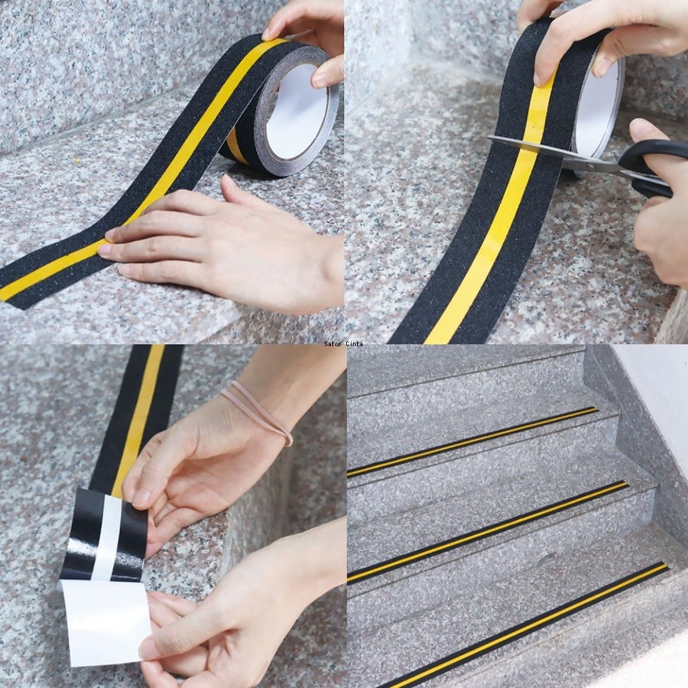 

5CM*5M Anti Slip Traction Tape High Grip Adhesive Sticky Backed Safety Flooring Yellow Glow In Dark