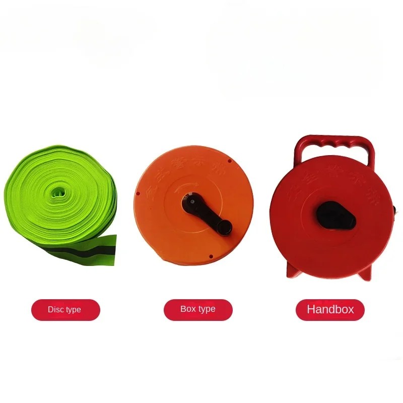

Isolation Tape Boxed Canvas Warning Line Guardrail Polyester Reel Warning Tape Fabric Quality