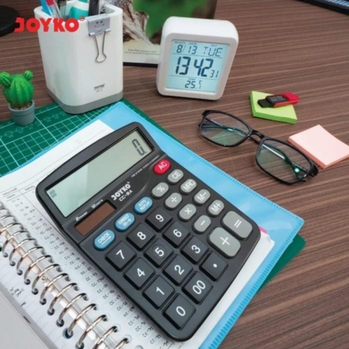 

kalkulator joyko cc-8co check correct / calculator cc8co 12digit warna kode 966
