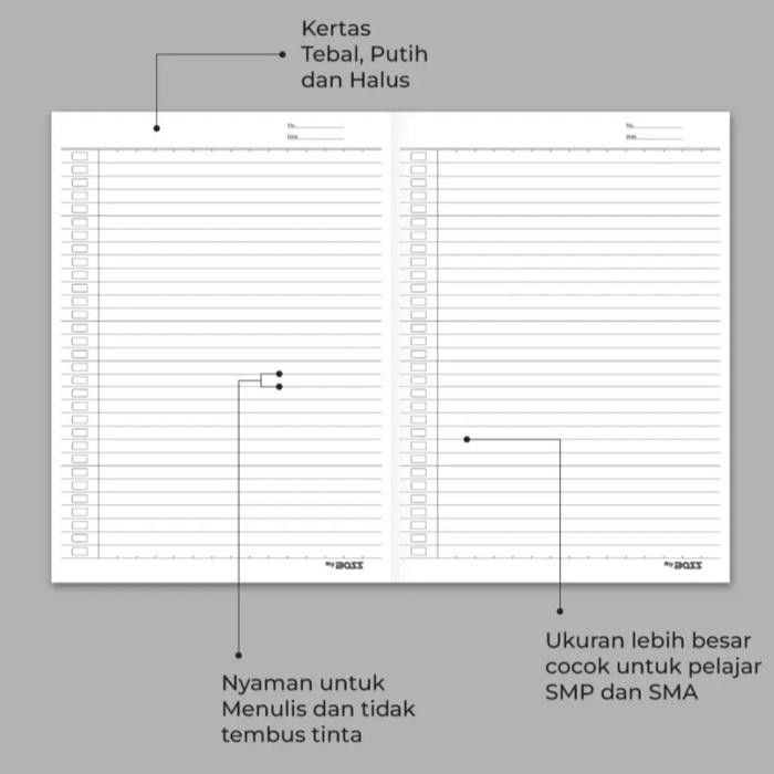 

Buku Tulis Big Boss Campus 50 Lembar (10 Pcs)