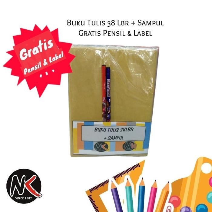 

Buku Tulis 38 Lembar + Sampul/Buku Sampul