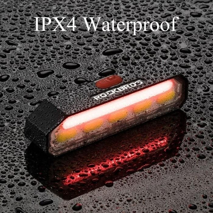 Rockbros Vst-Wr30 Lampu Sein Sepeda Usb Remote Wireless Waterproof