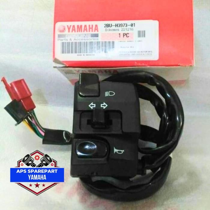 Original Yamaha Saklar Sakelar Switch Handle Holder XRide115 X Ride 115 X-Ride 115 Kanan Kiri 2BU