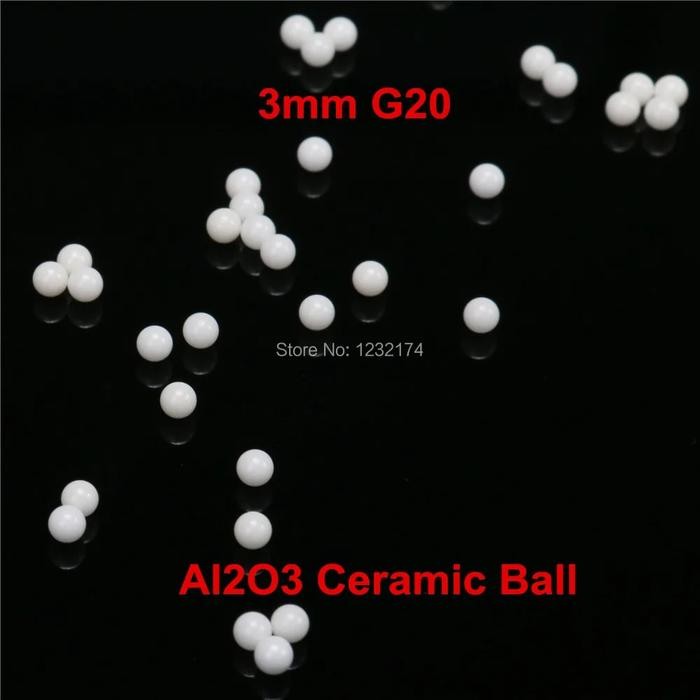 3mm Alumina Oxide Ceramic Ball Al2O3 G20 2000PCS Used for