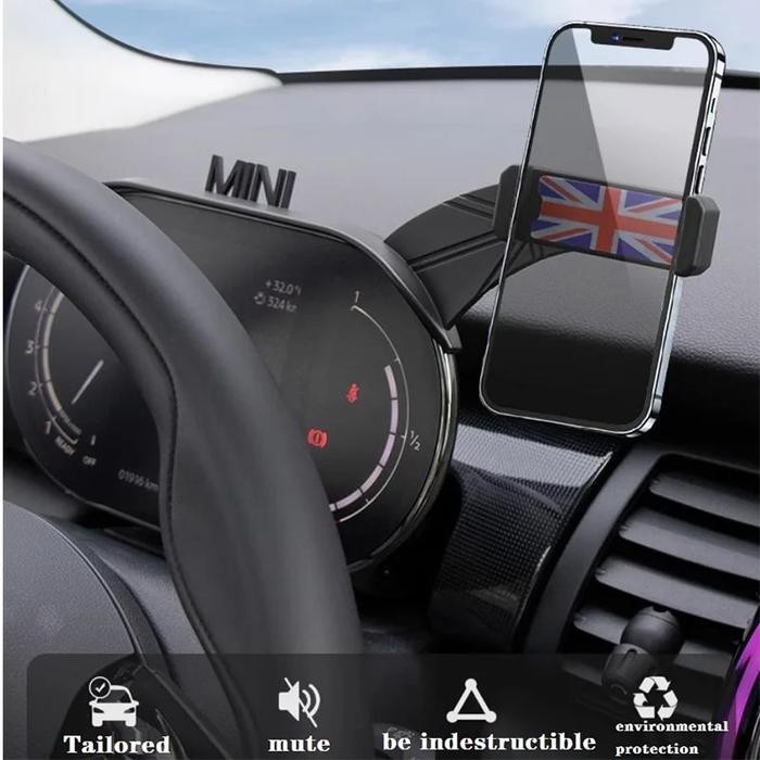 For MINI Cooper R55 R56 R57 GPS Phone Holder Car Styling Interior