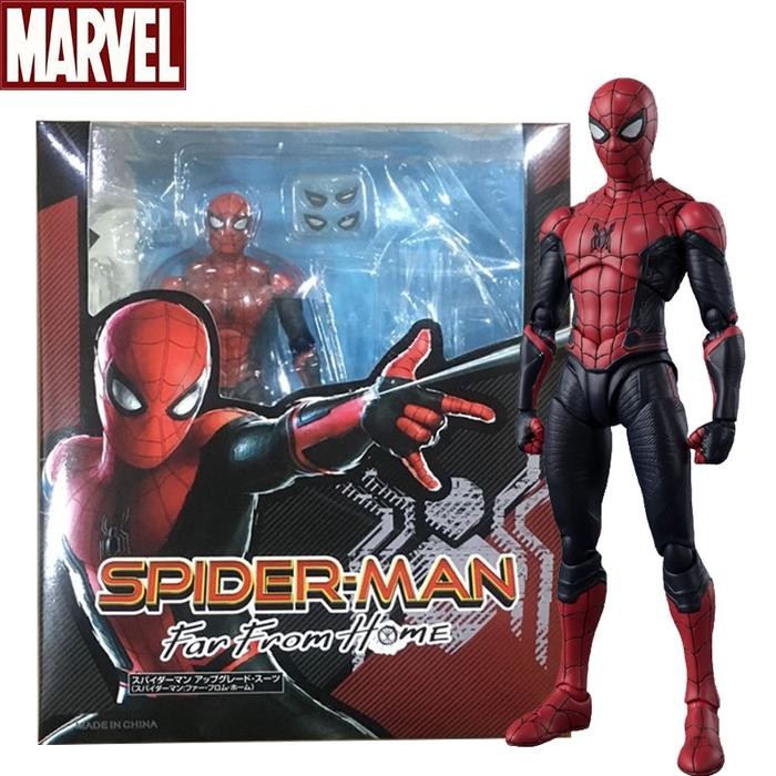 SHF Spiderman Action Figure Spider Man Far From Home Version