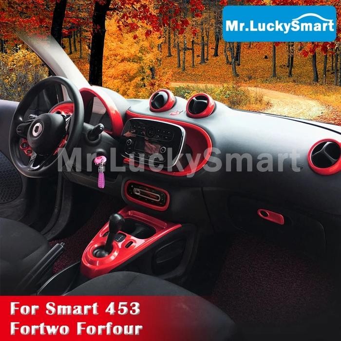 Car ABS Plastic Decorative Sticker Protective Cover For Smart 453