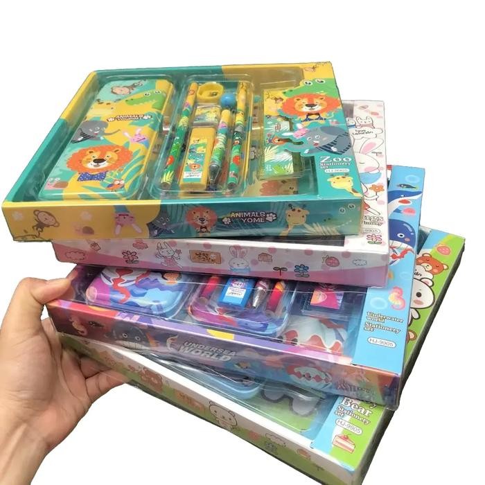 

TERMURAH 2010 Stationary Set Kotak Pensil Anak Set 7In1 Stationary Alat Tulis Kotak Pensil Karakter