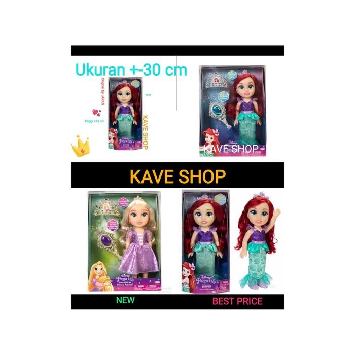 Ariel Doll with Crown - Boneka Ariel - NEW