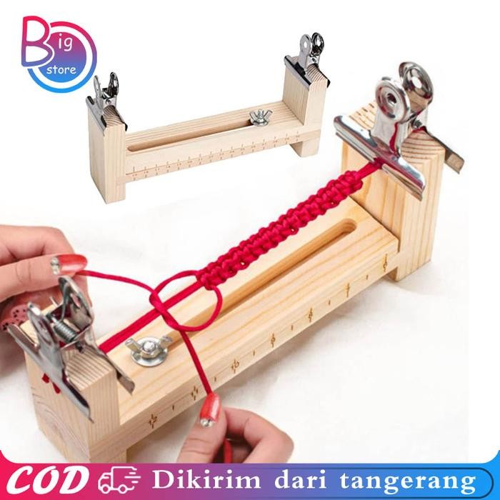 

Alat Pembuat Gelang Tali Adjustable Pembuat Gelang Jig Diy Alat Merajut Gelang