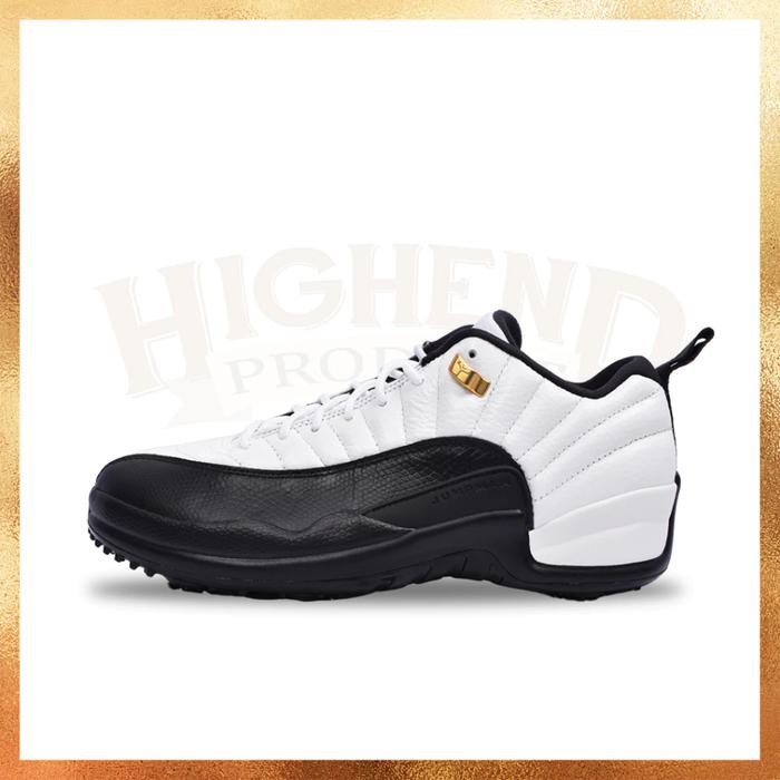 HOT SALE Sepatu Golf Air Jordan Retro 12 Taxi Mens 100% Original DH4120-100