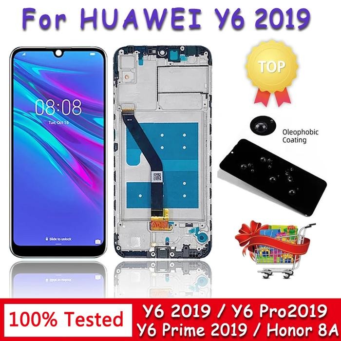 6.09'' Test For Huawei Y6 2019 MRD-LX1F LX1 LCD Display Touch Screen Digitizer Replacement For Huawe