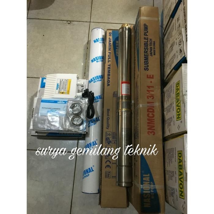 Terbaik Pompa Satelit Nasional 250Watt Kabel 40 Mtr Pompa Submersible Pump