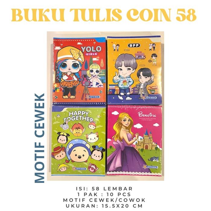

Buku Tulis Murah 58 Coin