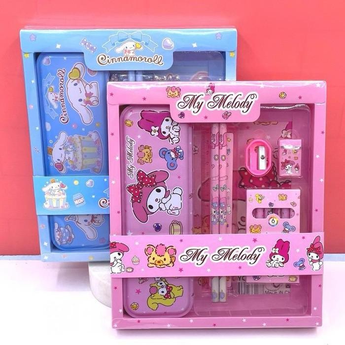 

Kotak Sil Set Tempat Sil Set Anak Alat Tulis Kuromi Cinnamoroll My Melody Souvernir