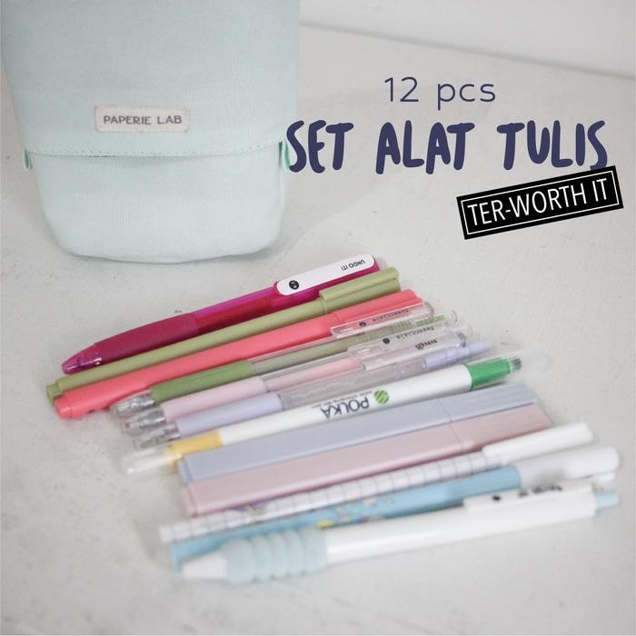 

Paperie Lab - Set Alat Tulis Ter-Worth It! Hitam Pul Highlighter