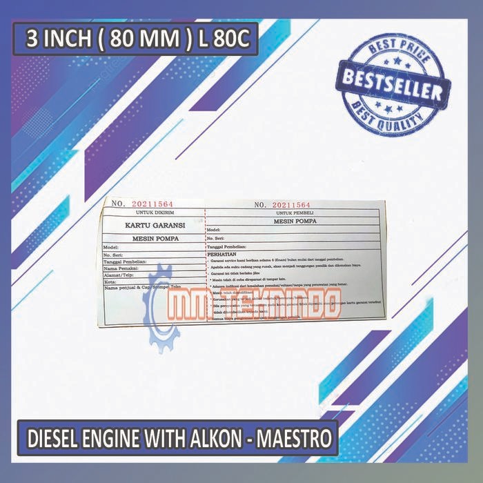 Sale Maestro - L80C - 3 Inch - Solar - Pompa Alkon