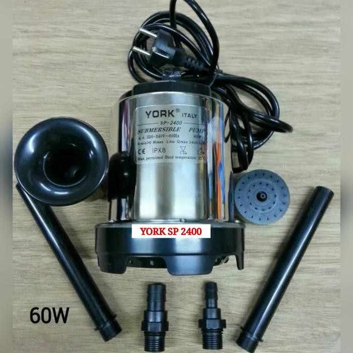 Limited Pompa Celup Air Bersih York Italy Sp-2400 Non Automatis
