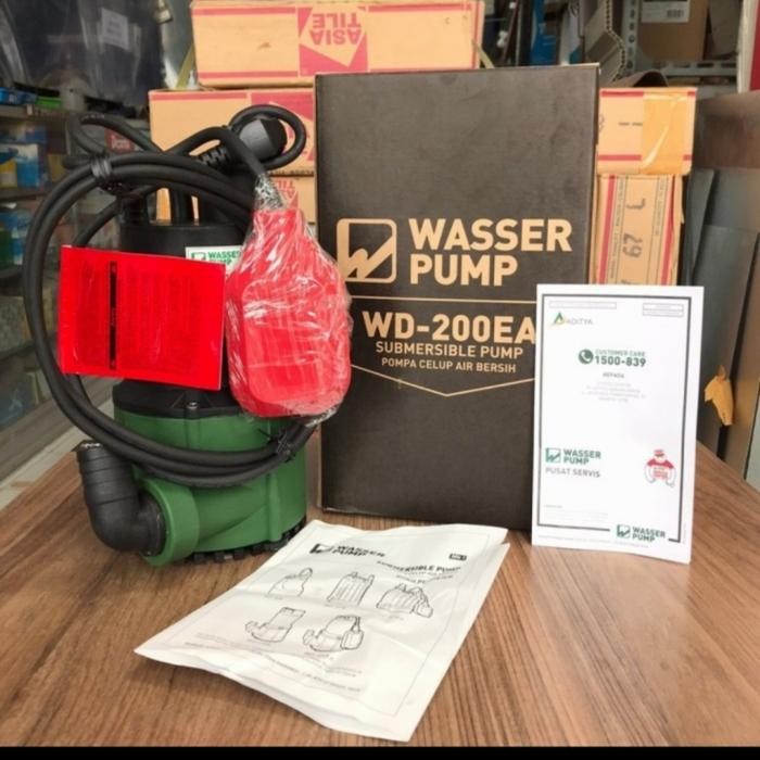 Bagus Pompa Celup Wasser Wd 200Ea 200Watt Pompa Celup Kolam Ikan Otomatis