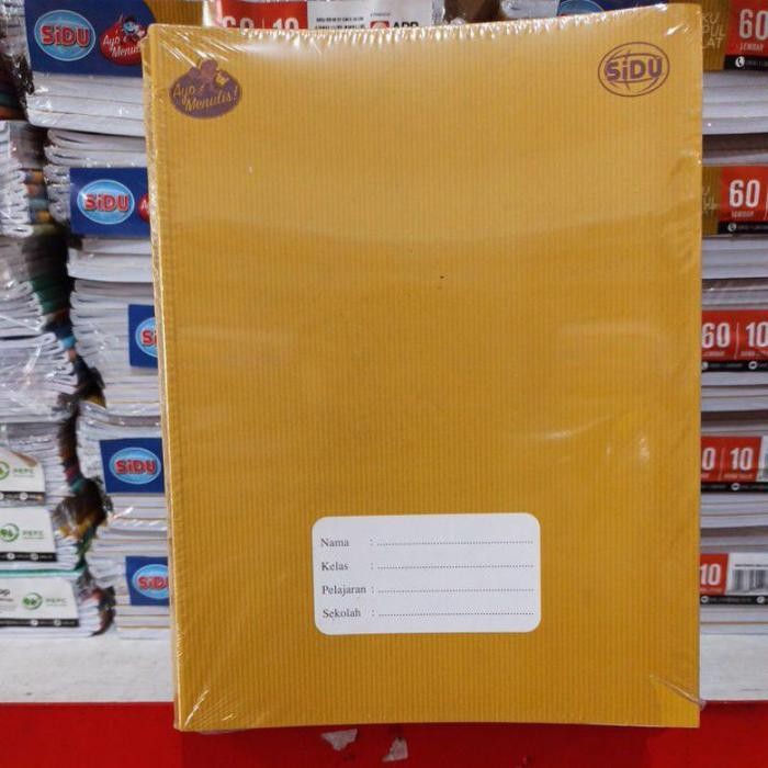 

(KRAFT 60) Buku Tulis Sinar Dunia SIDU Kraft 60 Lembar Kwarto (1 Pack Isi 10 Buku) (S:PACK) Paper