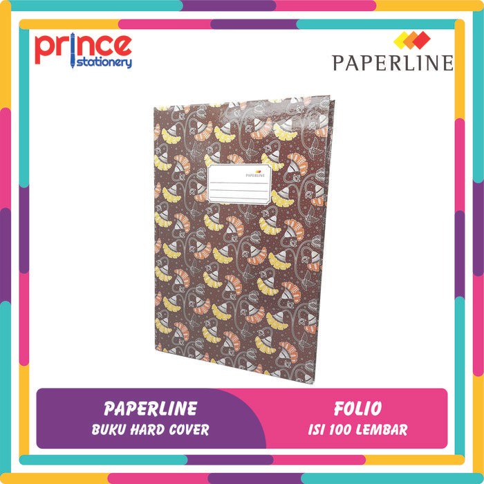 

BUKU HARD COVER PAPERLINE FOLIO - isi 100 lembar