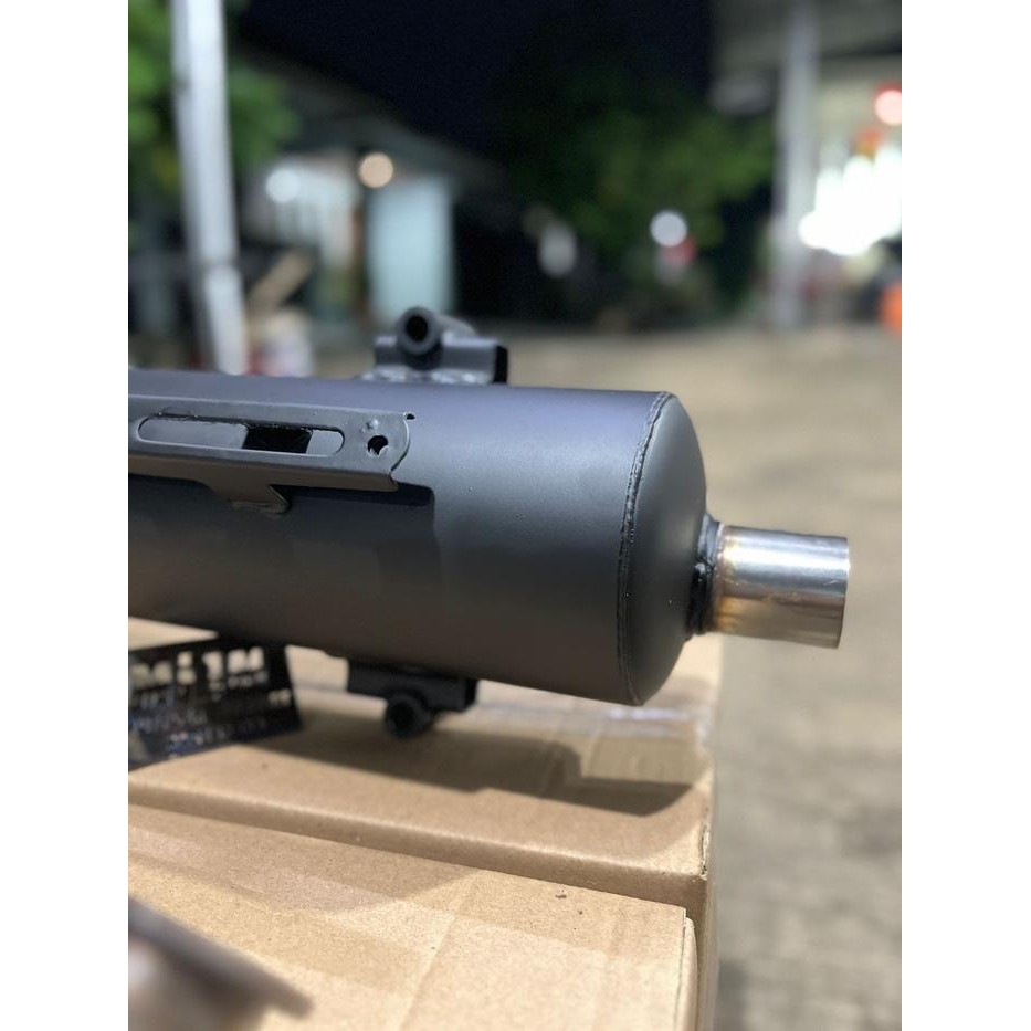 Kenalpot Kondoman Mdm Racing Muffler Vario New Arem New Emblem Cutting New